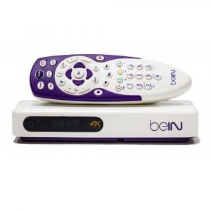 رسيفر بي إن سبورت 4K المصري مع ريموت كنترول - اشتراك أصلي من ون زيرو سبورتس